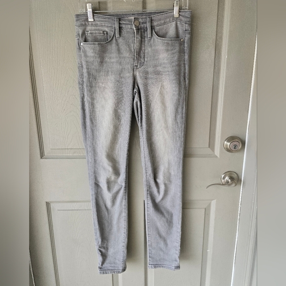 Athleta Sculptek Jeans Sz 4 Women Gray Light Wash  Denim Stretch 30x28 - Picture 2 of 12